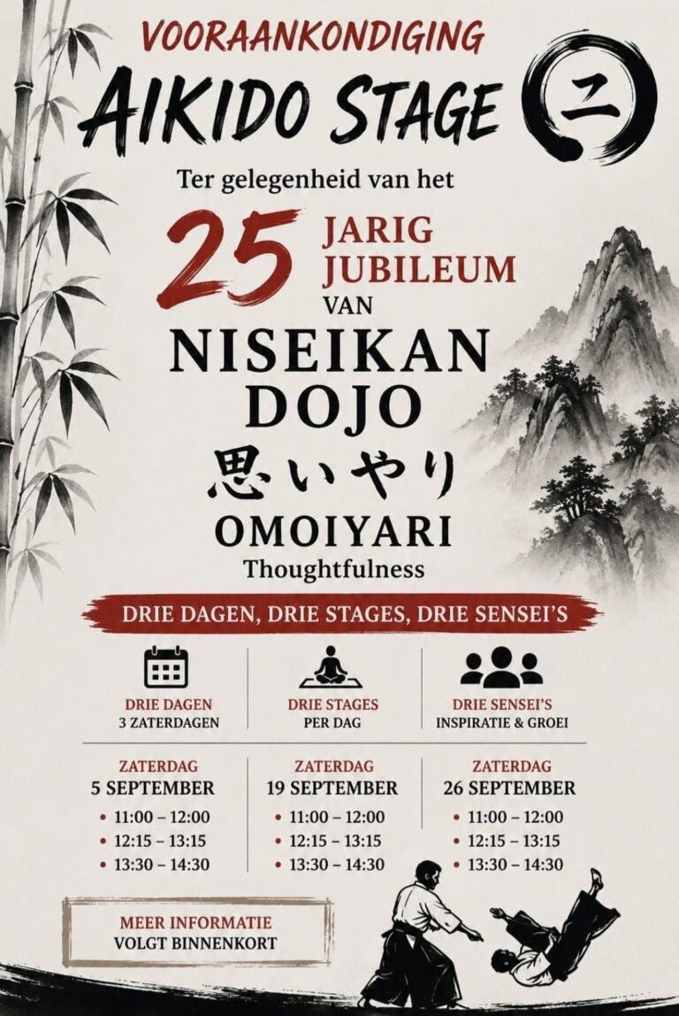 Jubileumstage 25 jarig bestaan Niseikan Uden — sport in Uden
